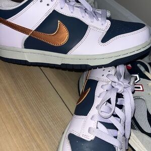 Nike Sneakers with Copper and Navy Accents